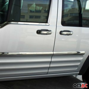 Ford Transit Connect Door Handle Cover - Omac - 5 Door S.Steel - Gloss Silver - '09-'14 Ford Transit Connect Door Handle Cover - Omac - 5 Door S.Steel - Gloss Silver - '09-'14